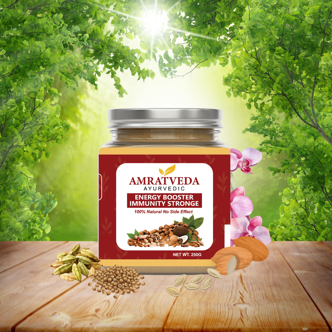 AmratVeda Ayurvedic Energy Booster & Immunity Strong Churan